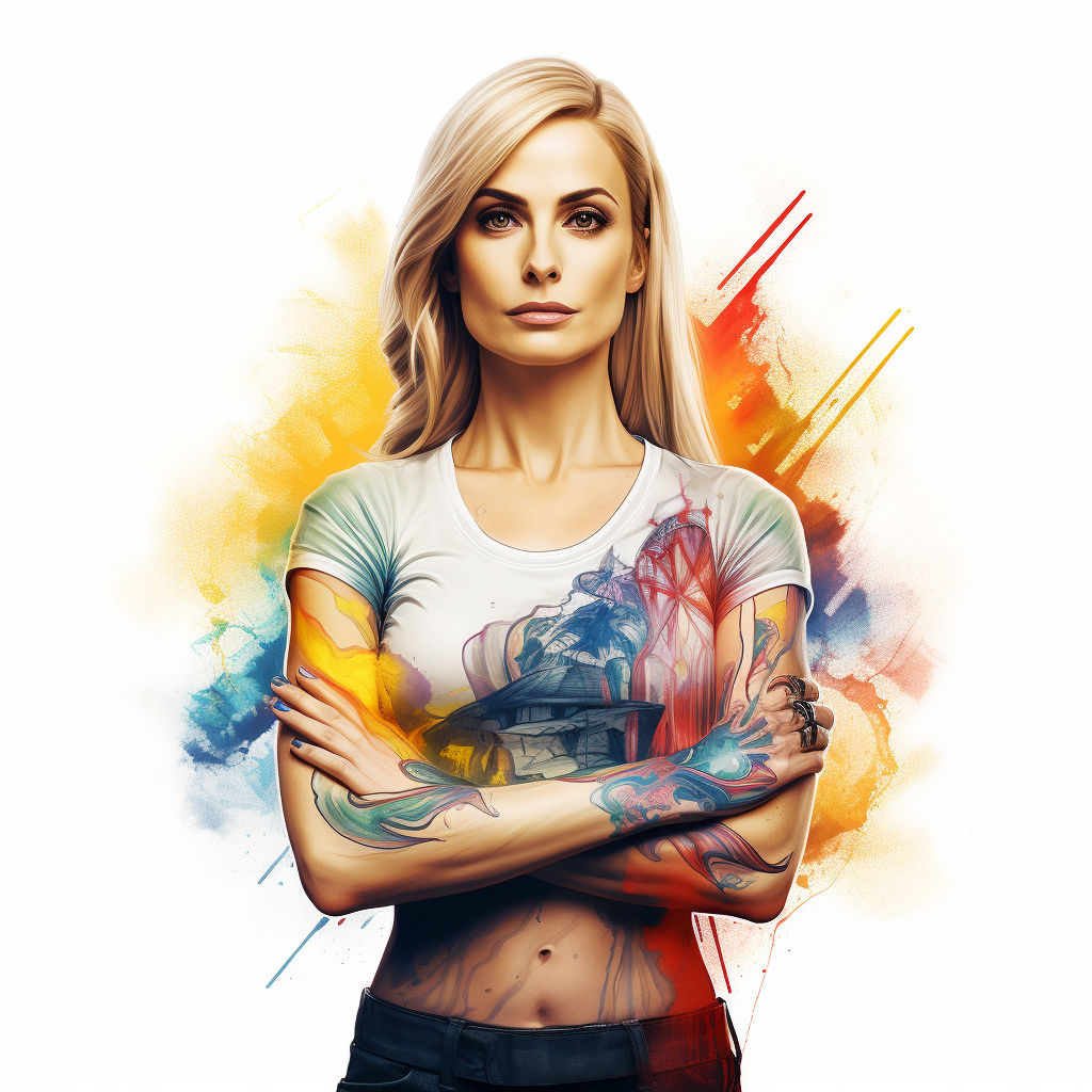 Tattoo design of Kim Wexler from Better Call Saul