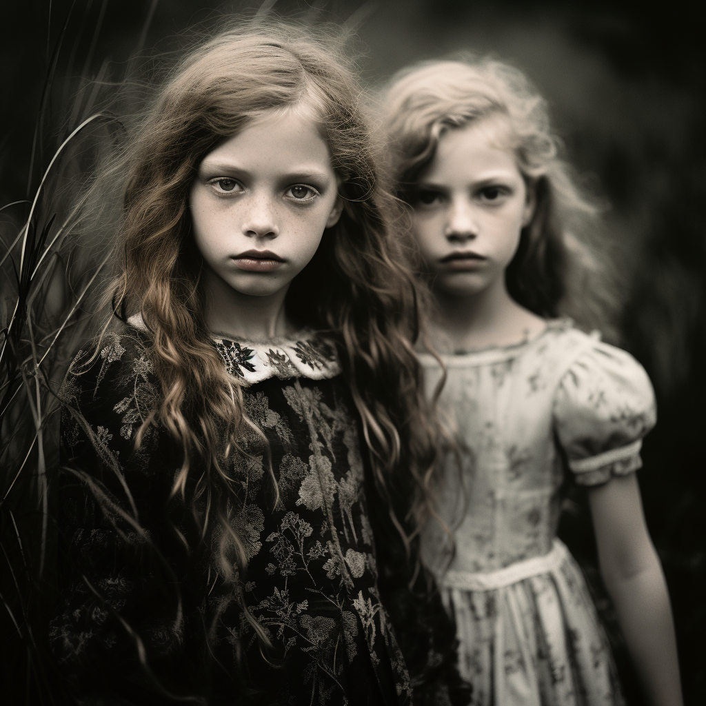 Kimberly and Michelle, adorable child sisters captured beautifully