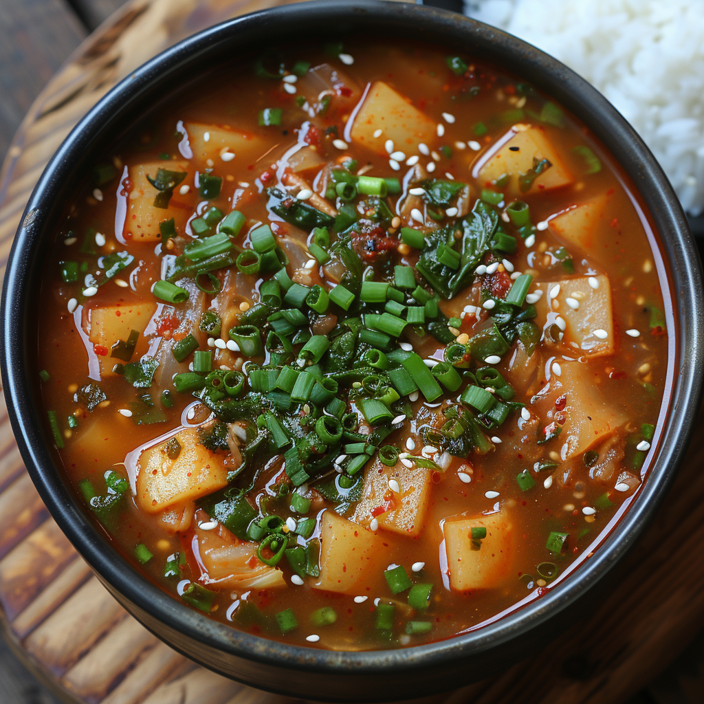 Kimchi Soup in AR Style