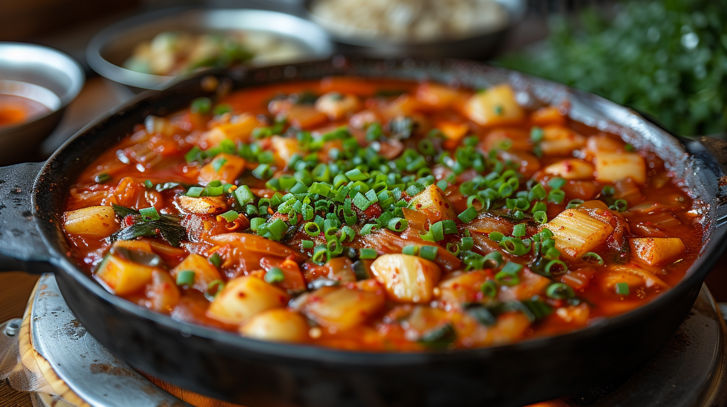 Kimchi Stew Dish Photo