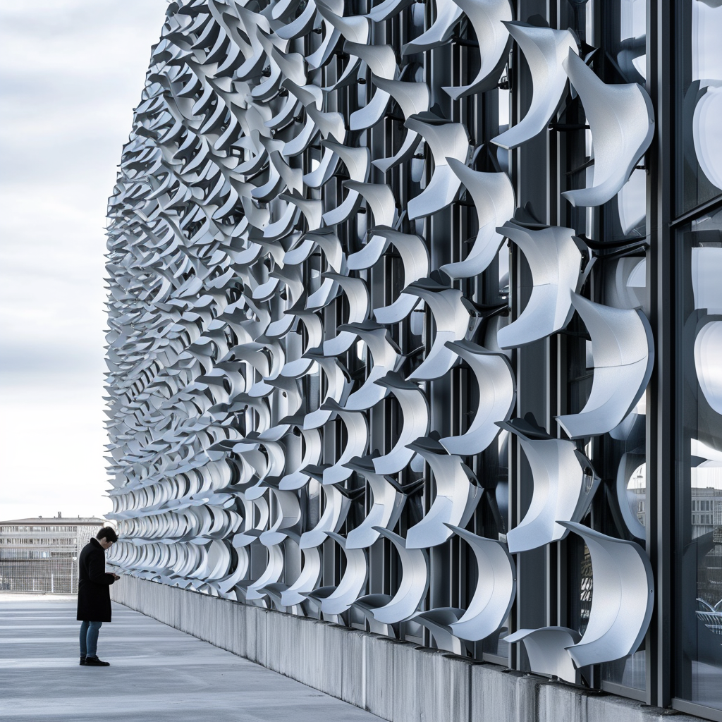 Adaptive kinetic facade modules for climate control