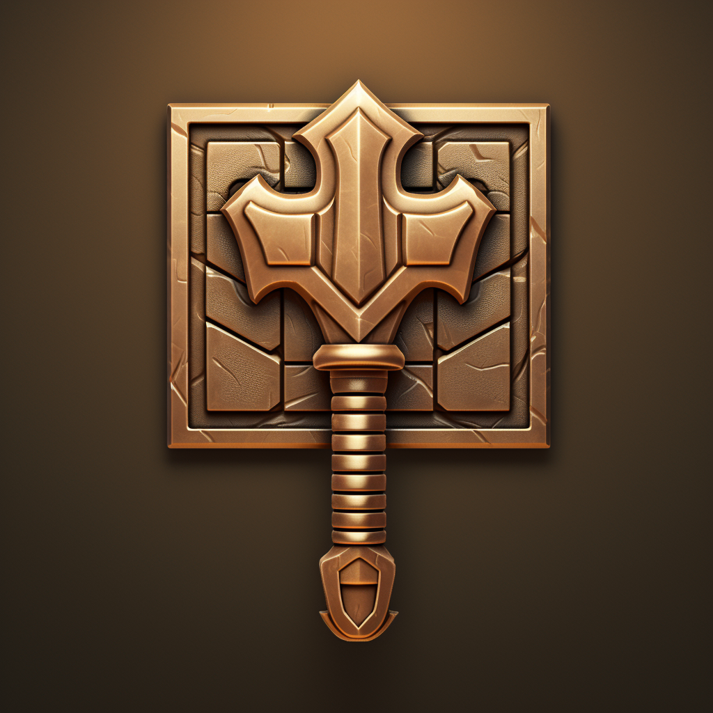 Clash of Clans King Emblem Square Game Icon