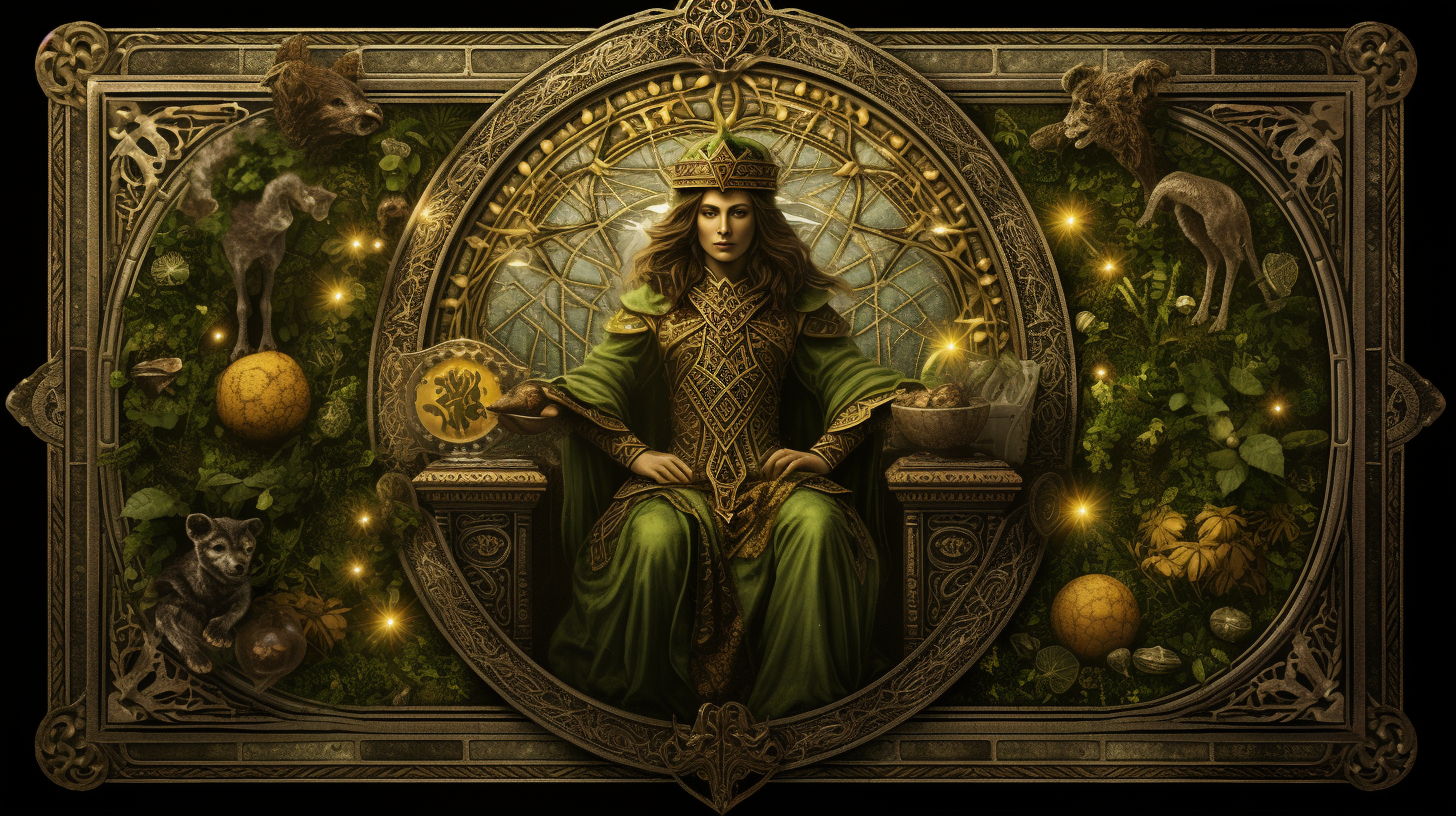 King of Pentacles Tarot Card