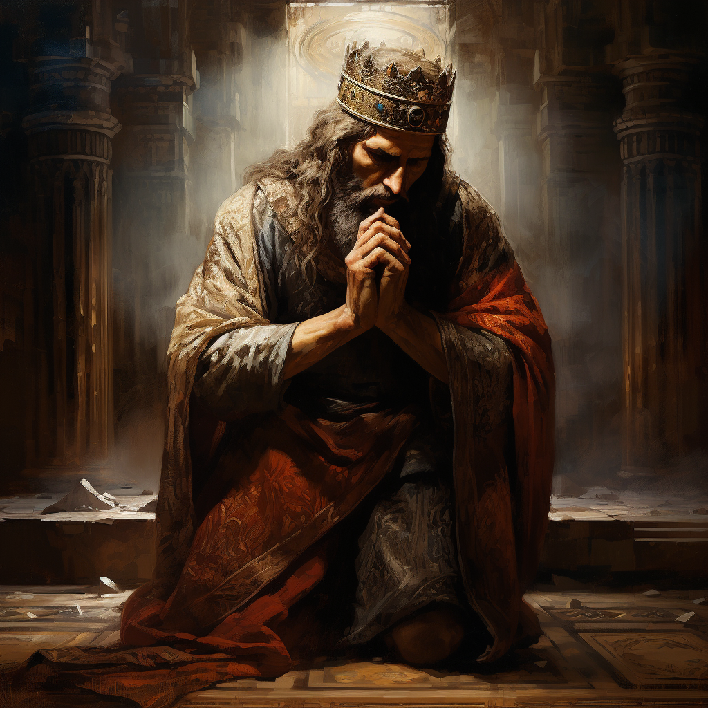 King Solomon Praying