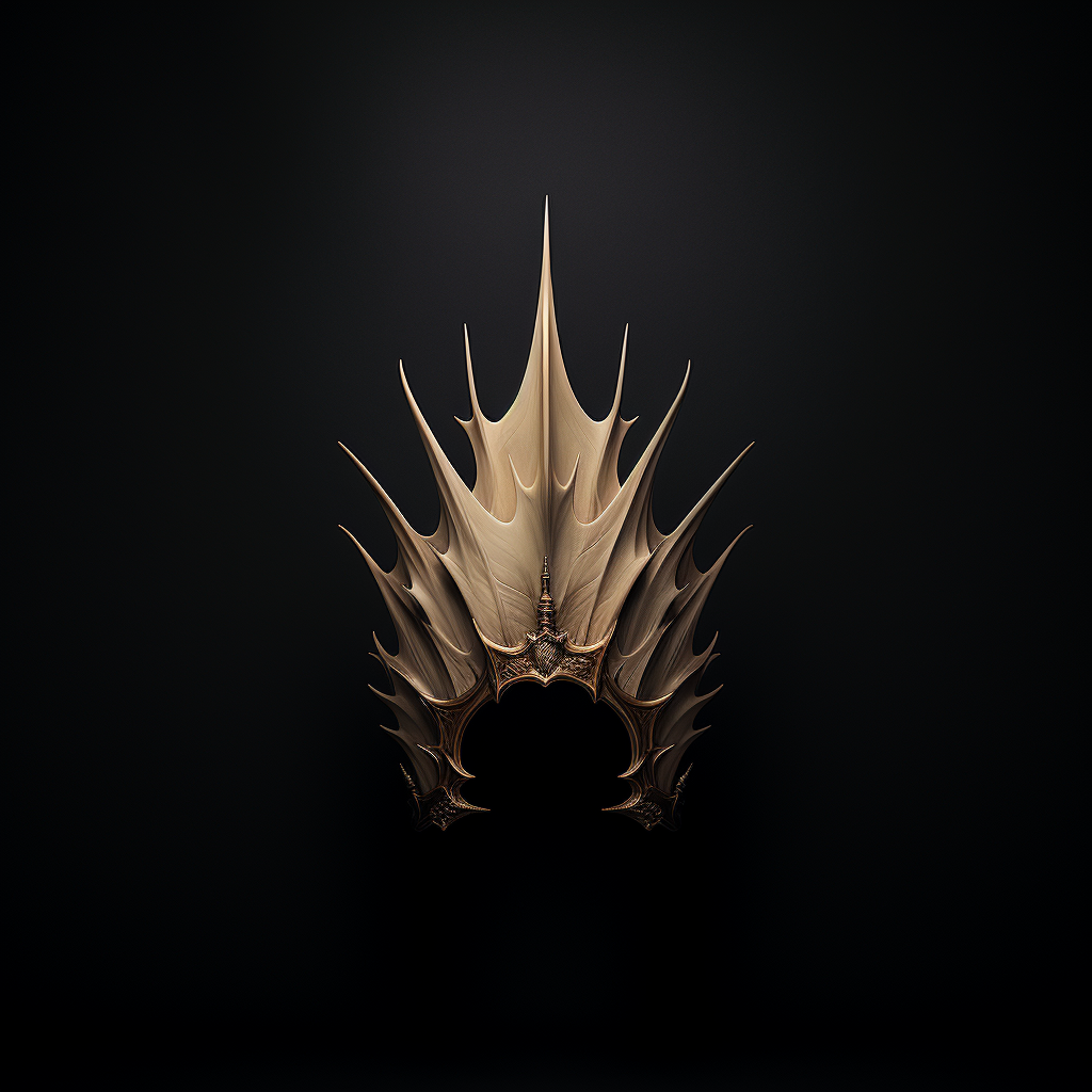 Minimalist kings crown shell image