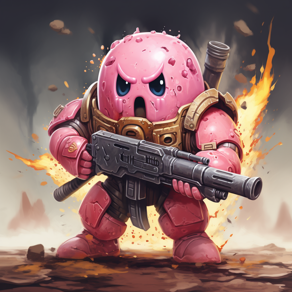 Kirby in Warhammer 40k Universe