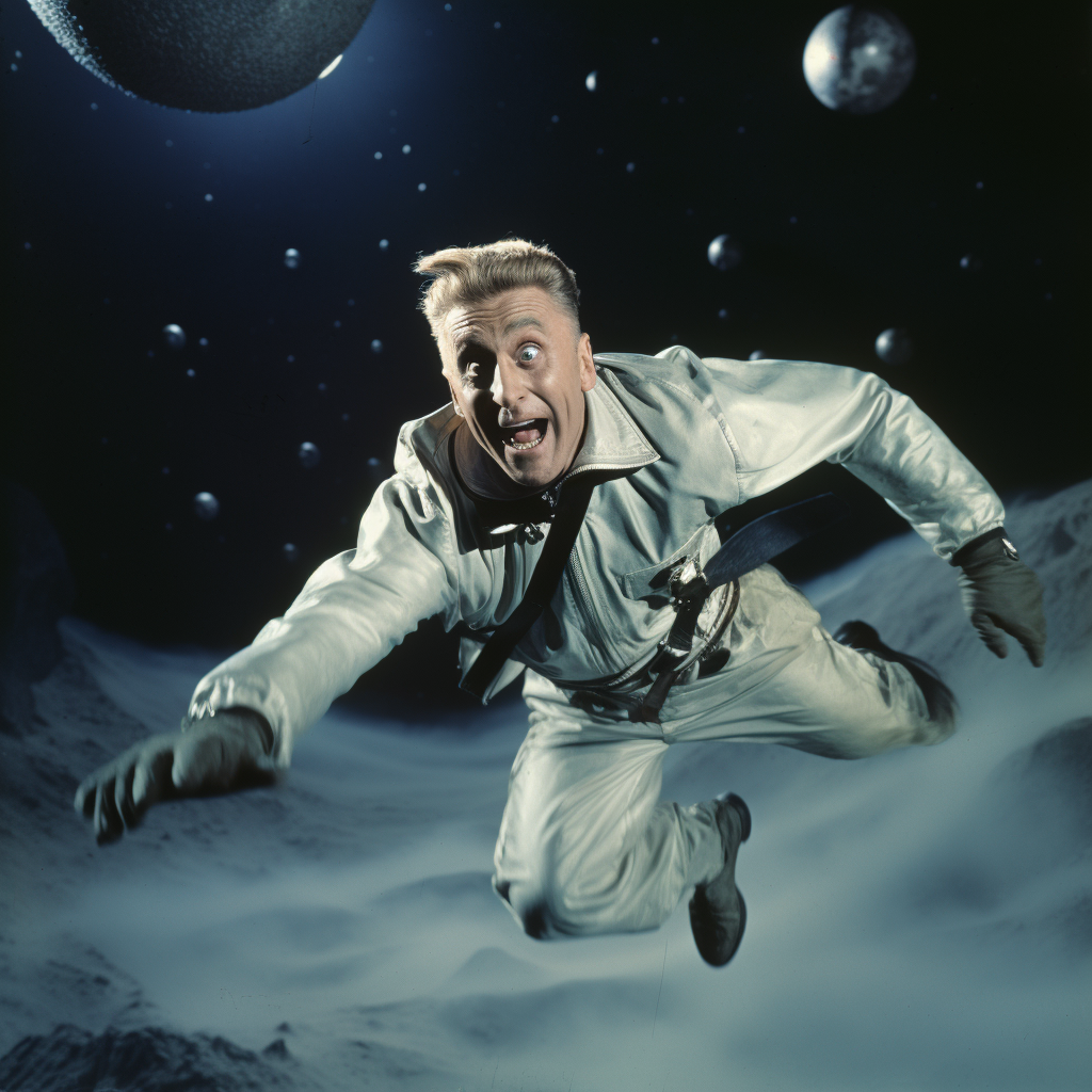 Kirk Douglas Flying Moon