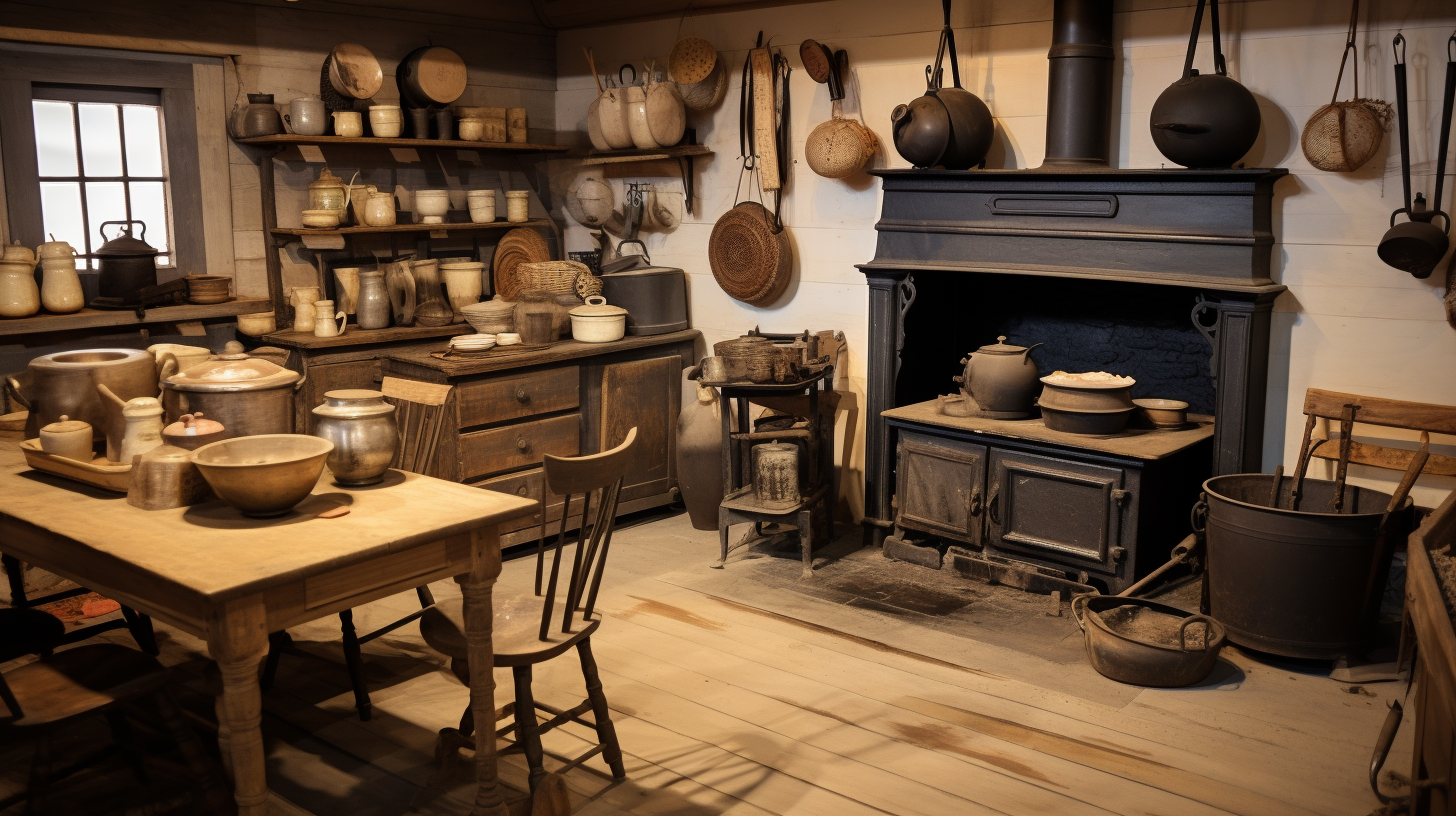 Vintage kitchen photo 1890