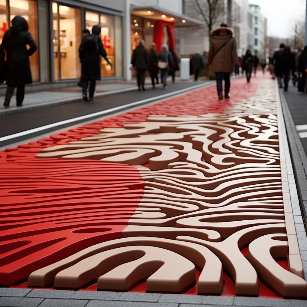 Kit Kat Chocolate Zebra Crossing in Japan