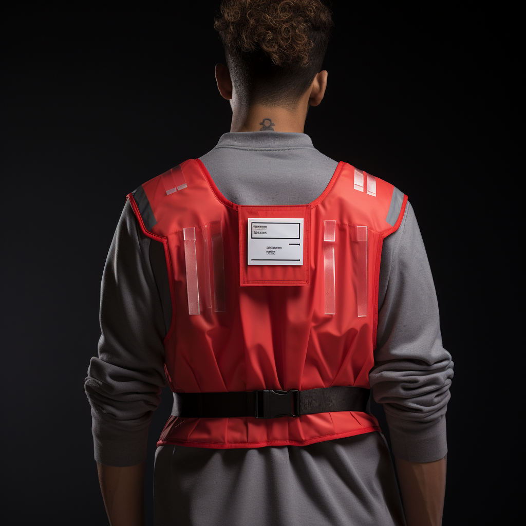 Kitkat ED Security Vest with QR Code