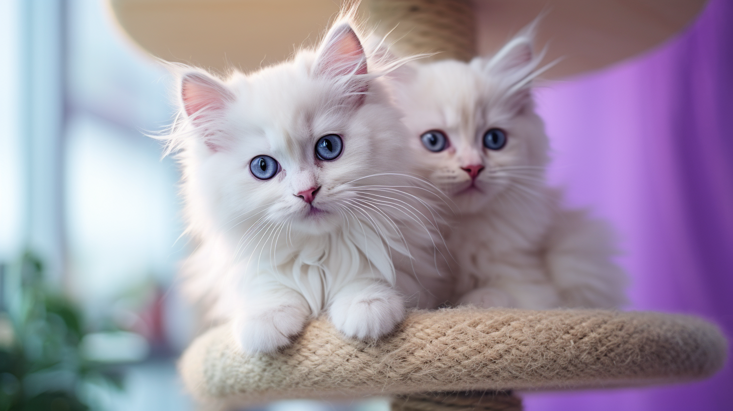 Kittens with Blue Eyes