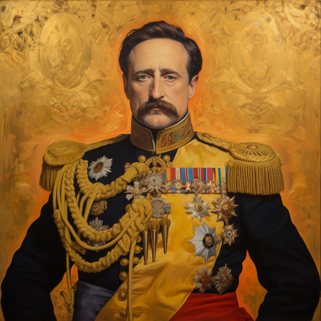 Gustav Klimt's Napoleon III Painting