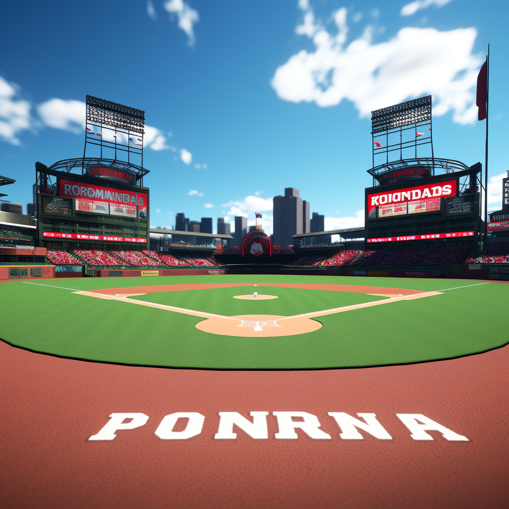 Konami Power Pros baseball field