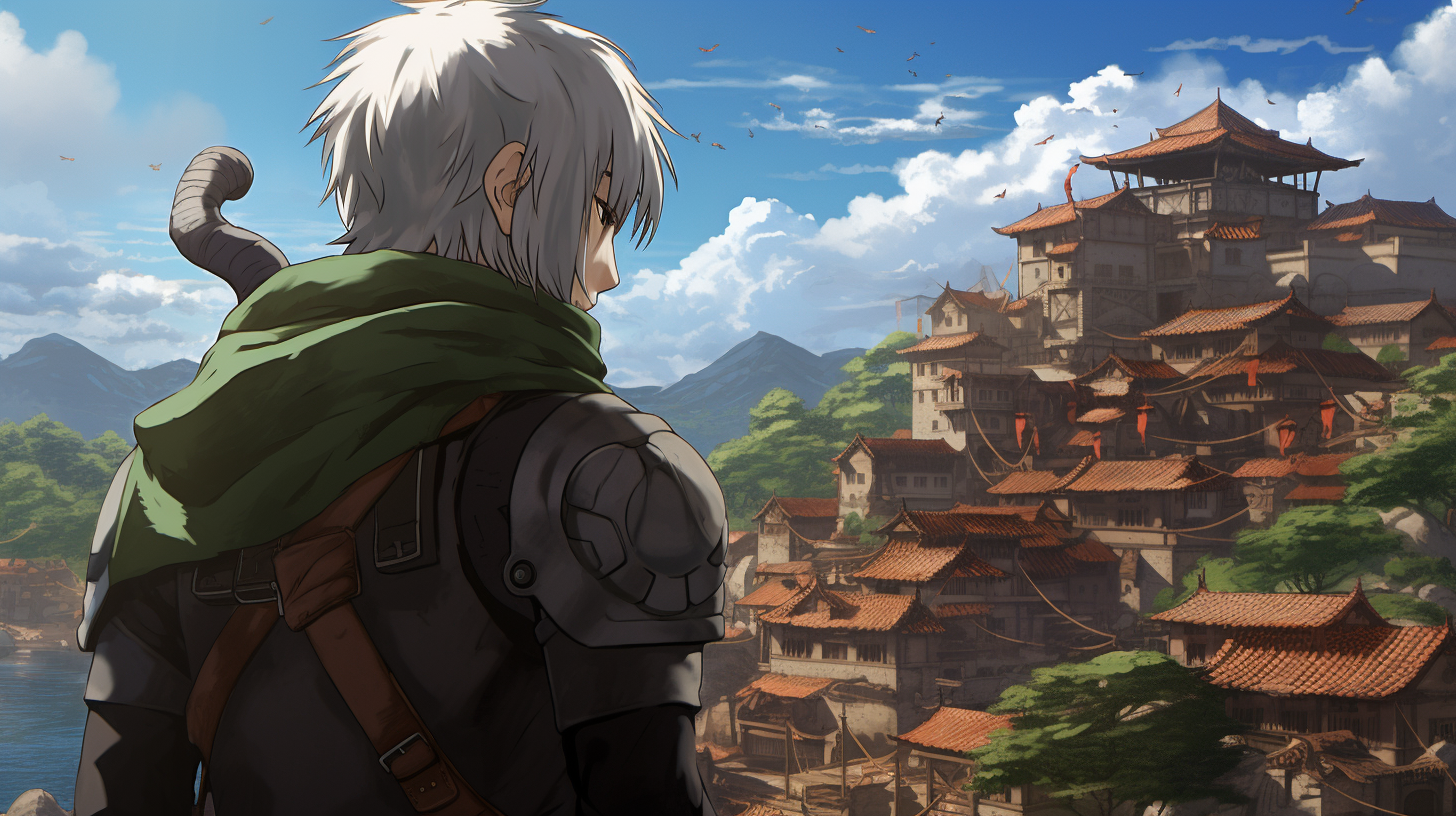 Kakashi Hatake guarding Konoha Village