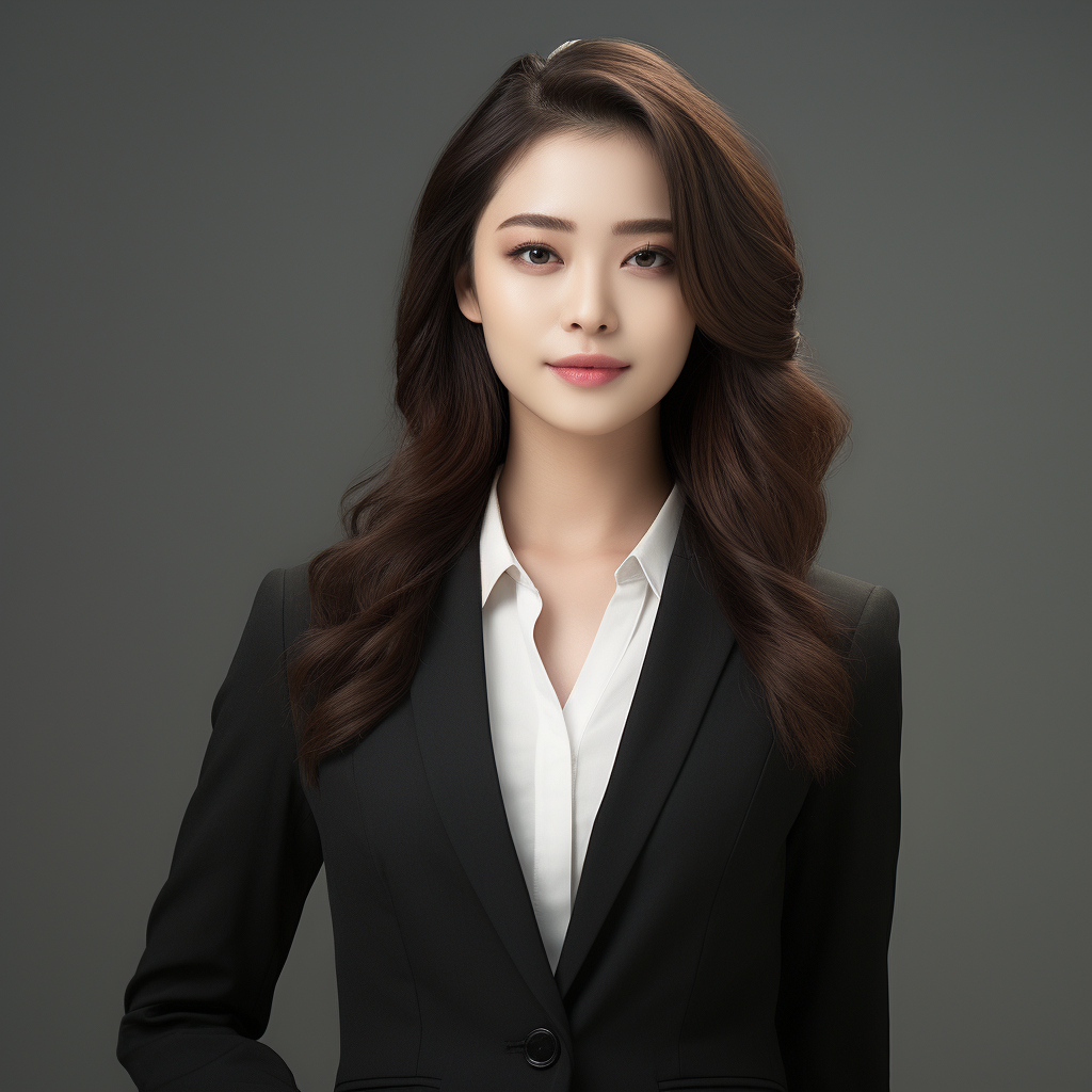 Korean Business Woman in Black