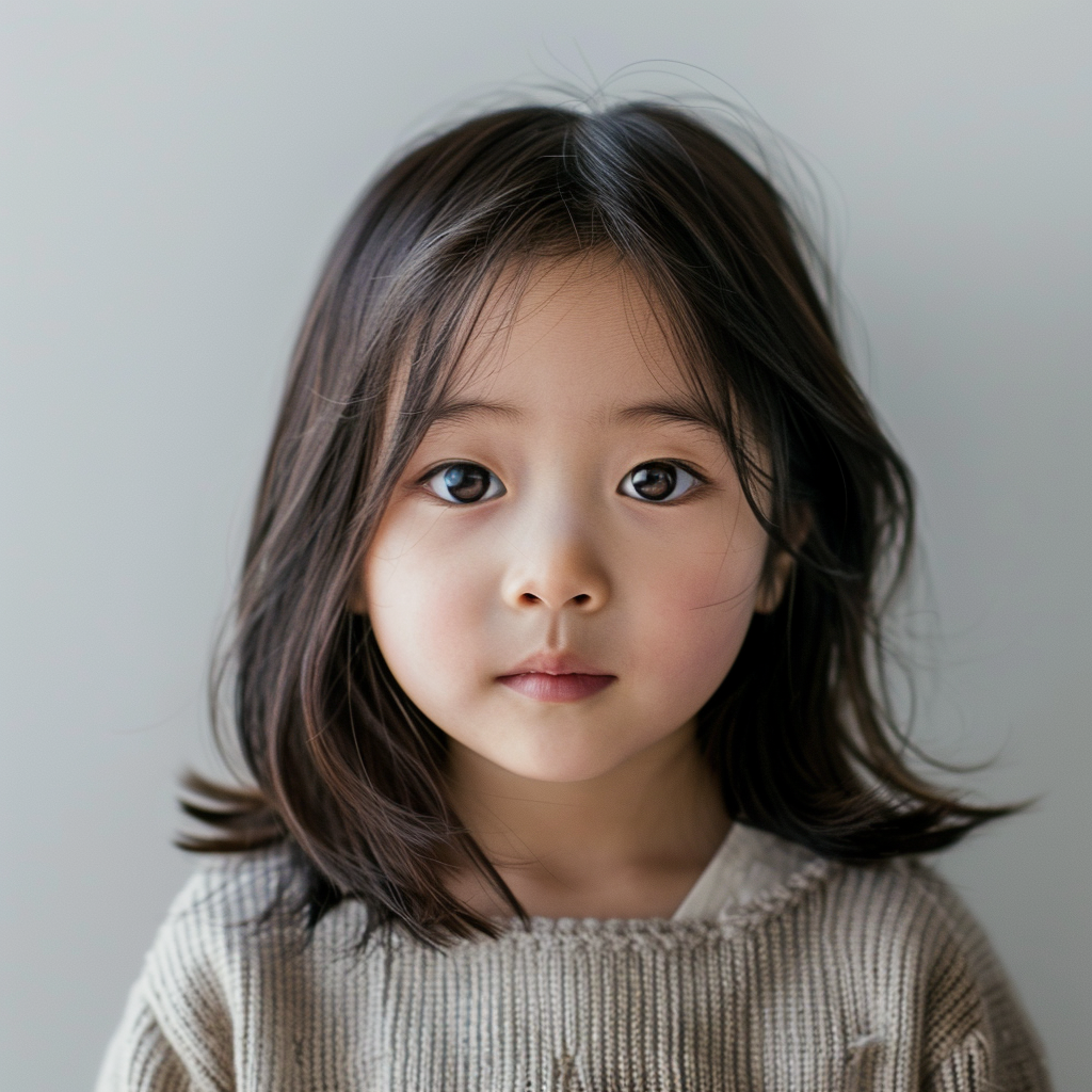 6-year-old Korean girl photo