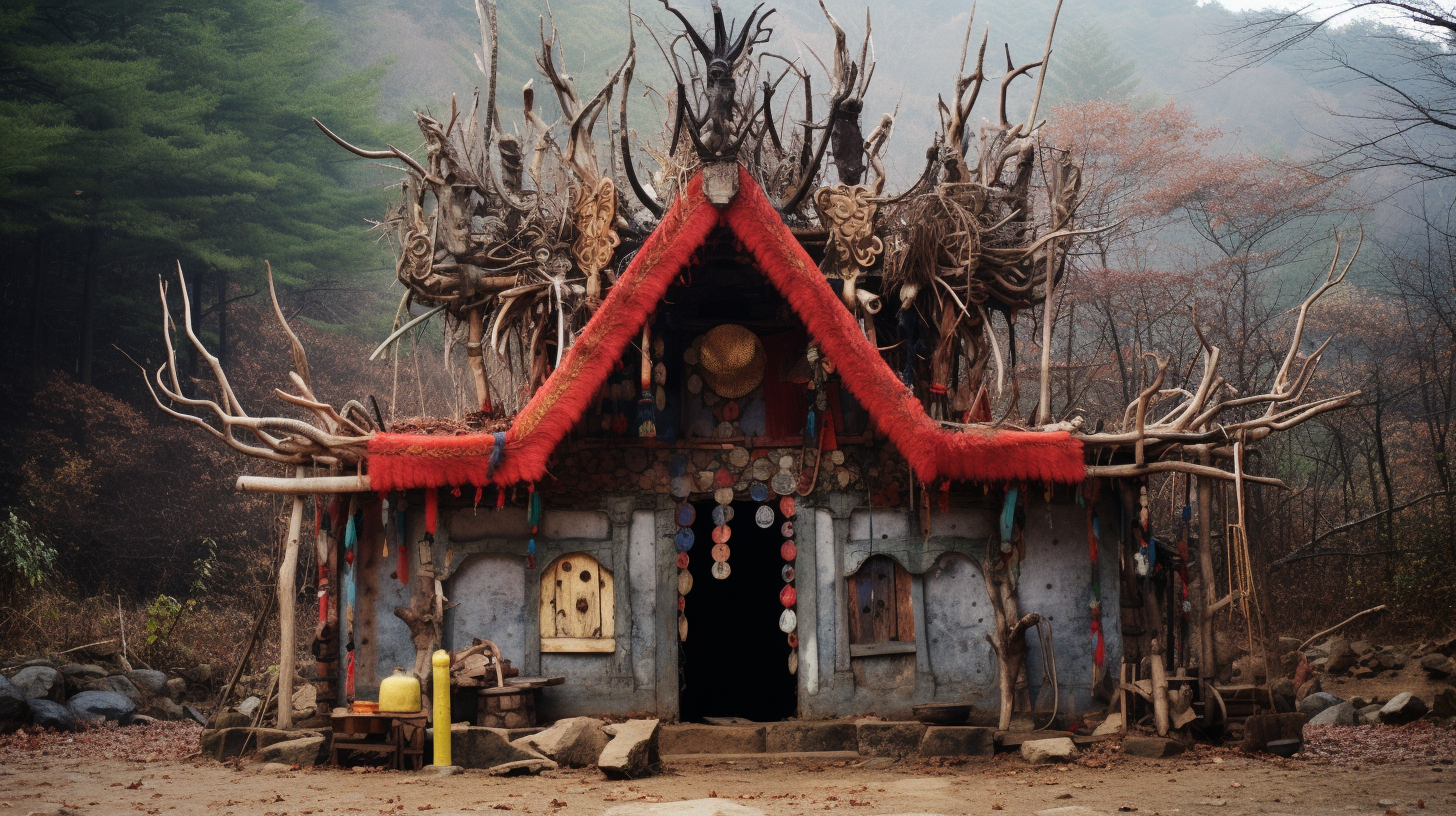 Korean shaman hut AR 16:9