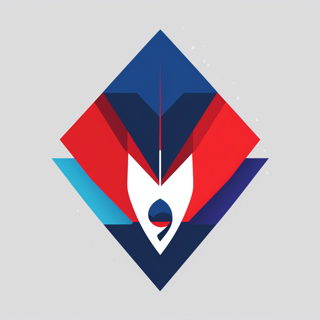 Korean student organization logo in red and blue