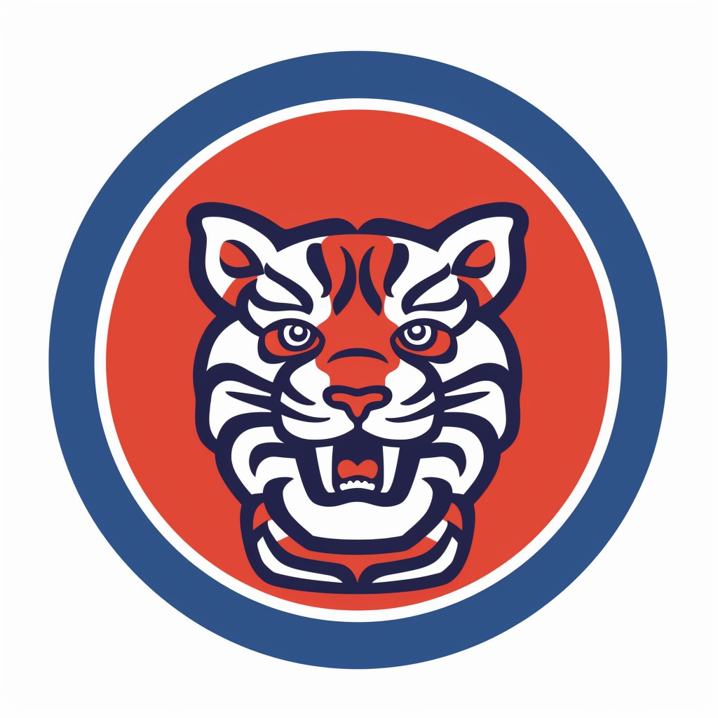 Logo for Korean Student Organization with Tiger