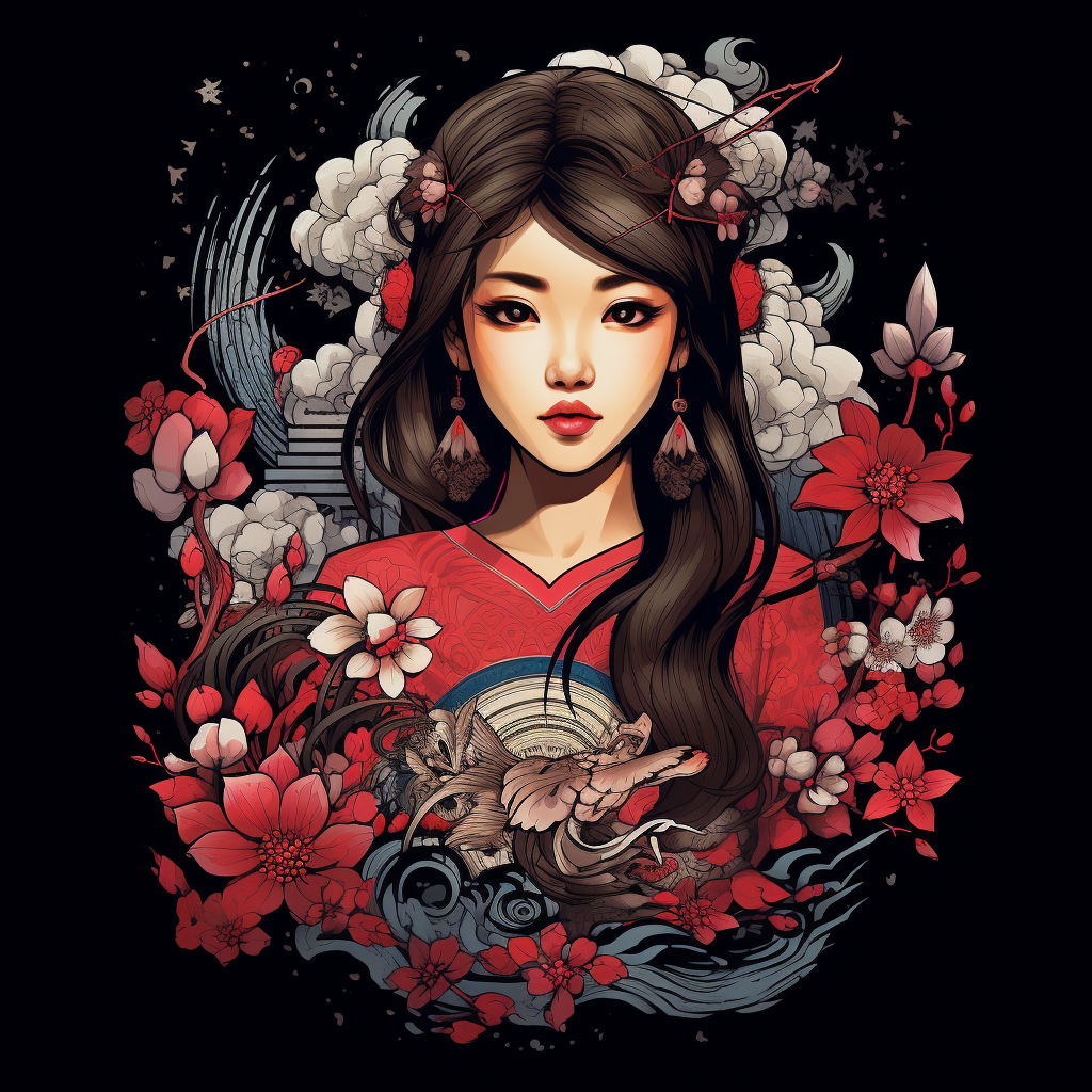 Fashionable Korean T-Shirt Design