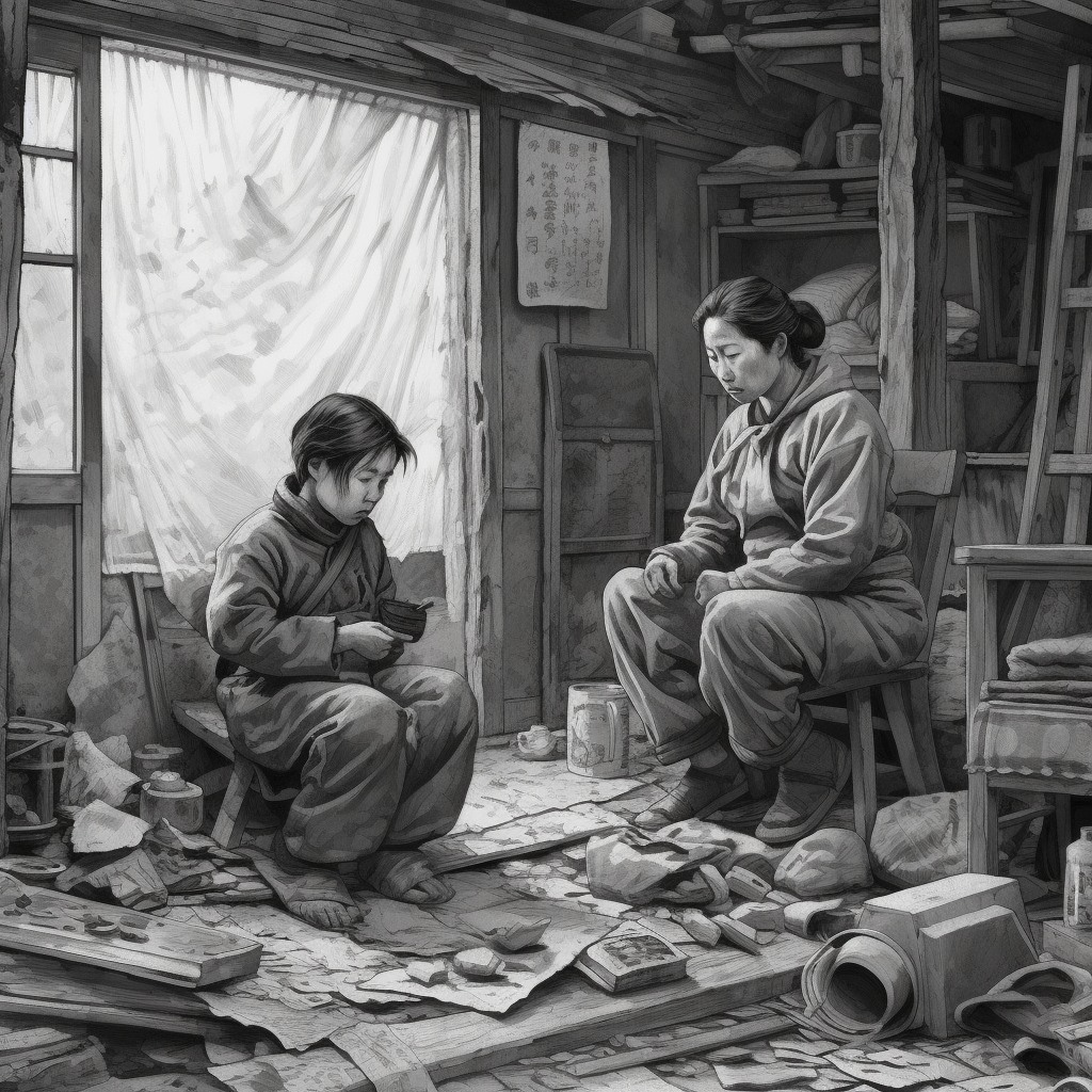 Vivid Expressions of Korean War Refugees