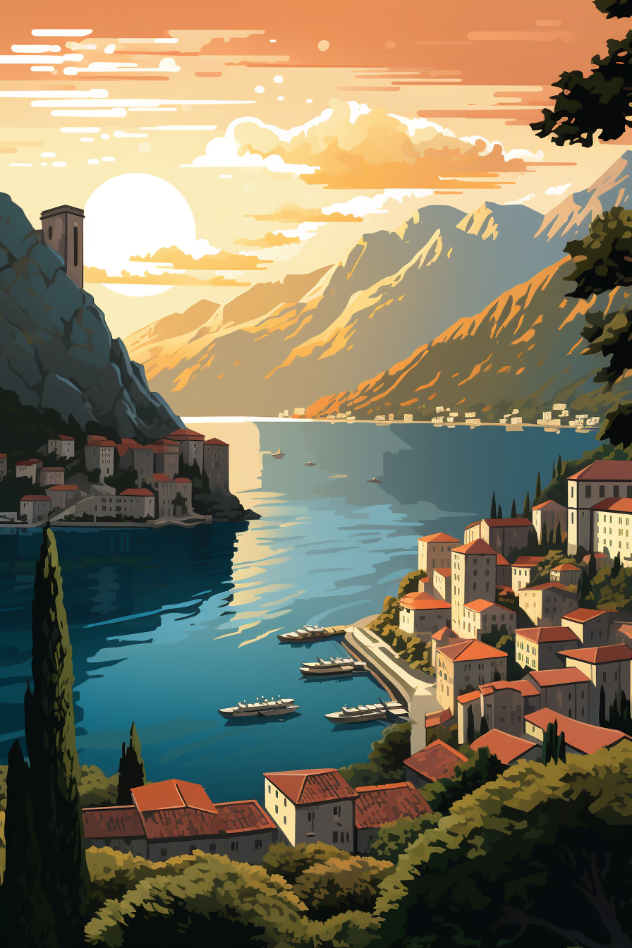 Kotor in vector art