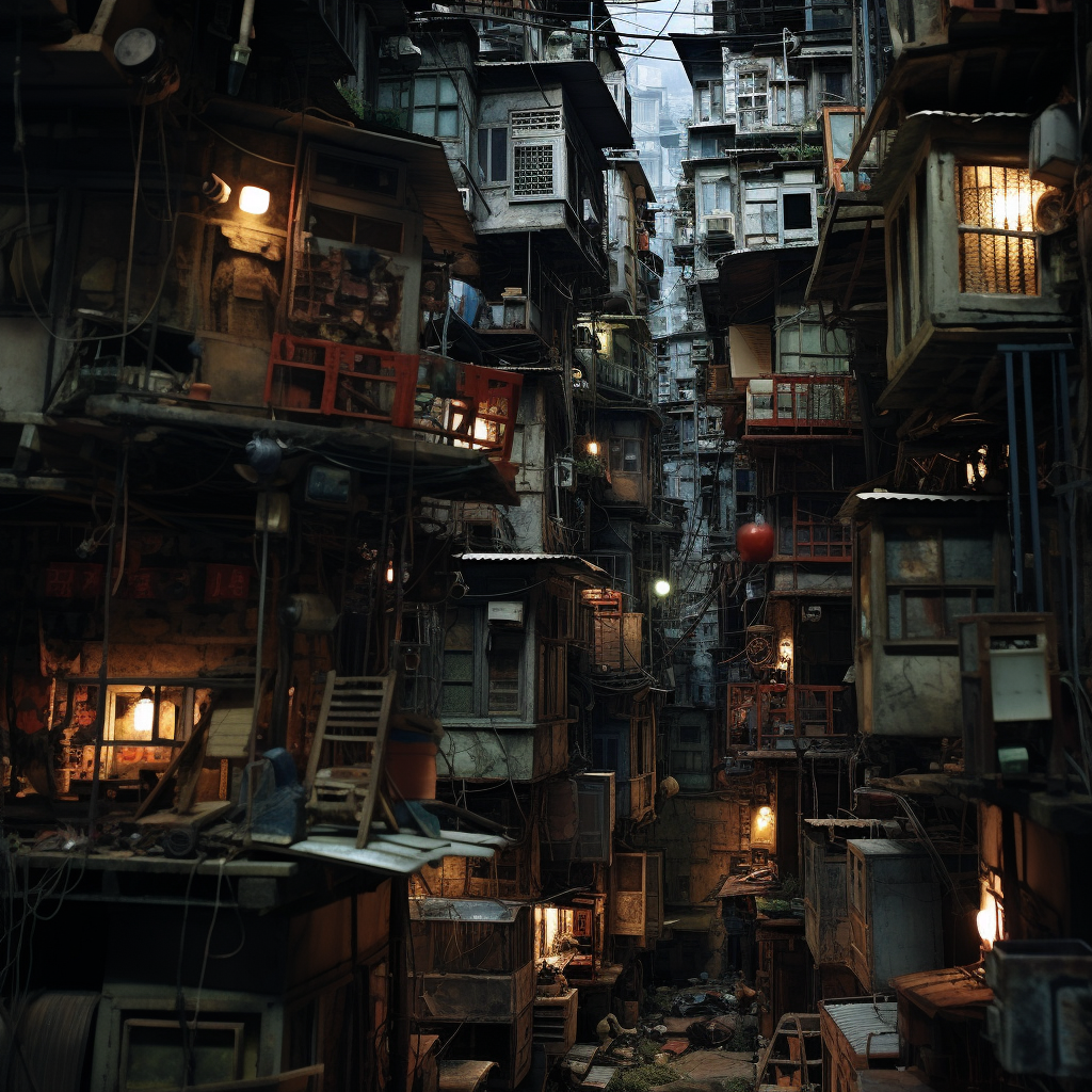 Historic Kowloon Walled City with Vibrant Culture