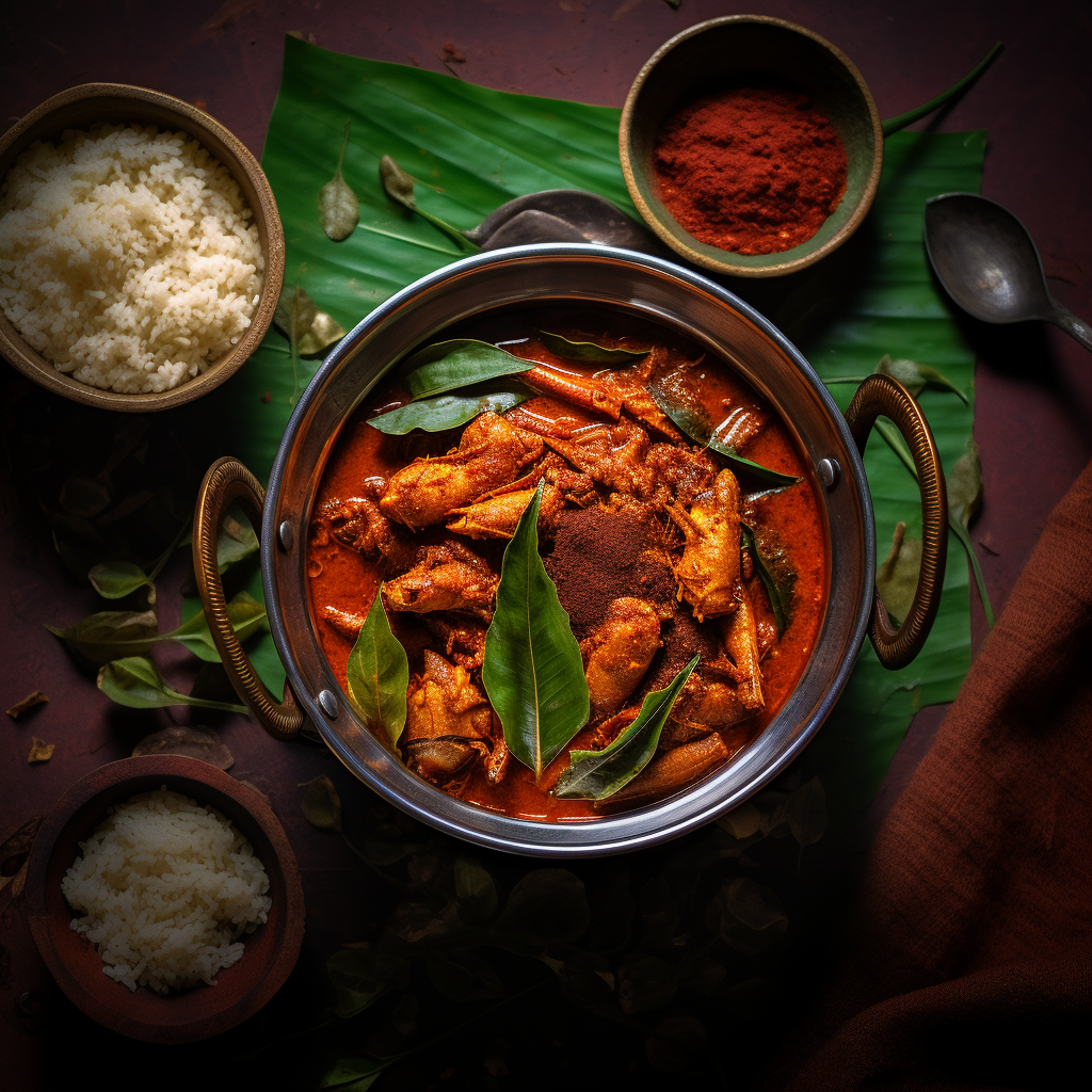 Flavorful Kozhi Chettinad Curry Dish