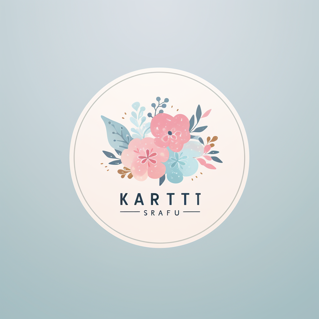 Handcrafted fashion logo with freshness and creativeness