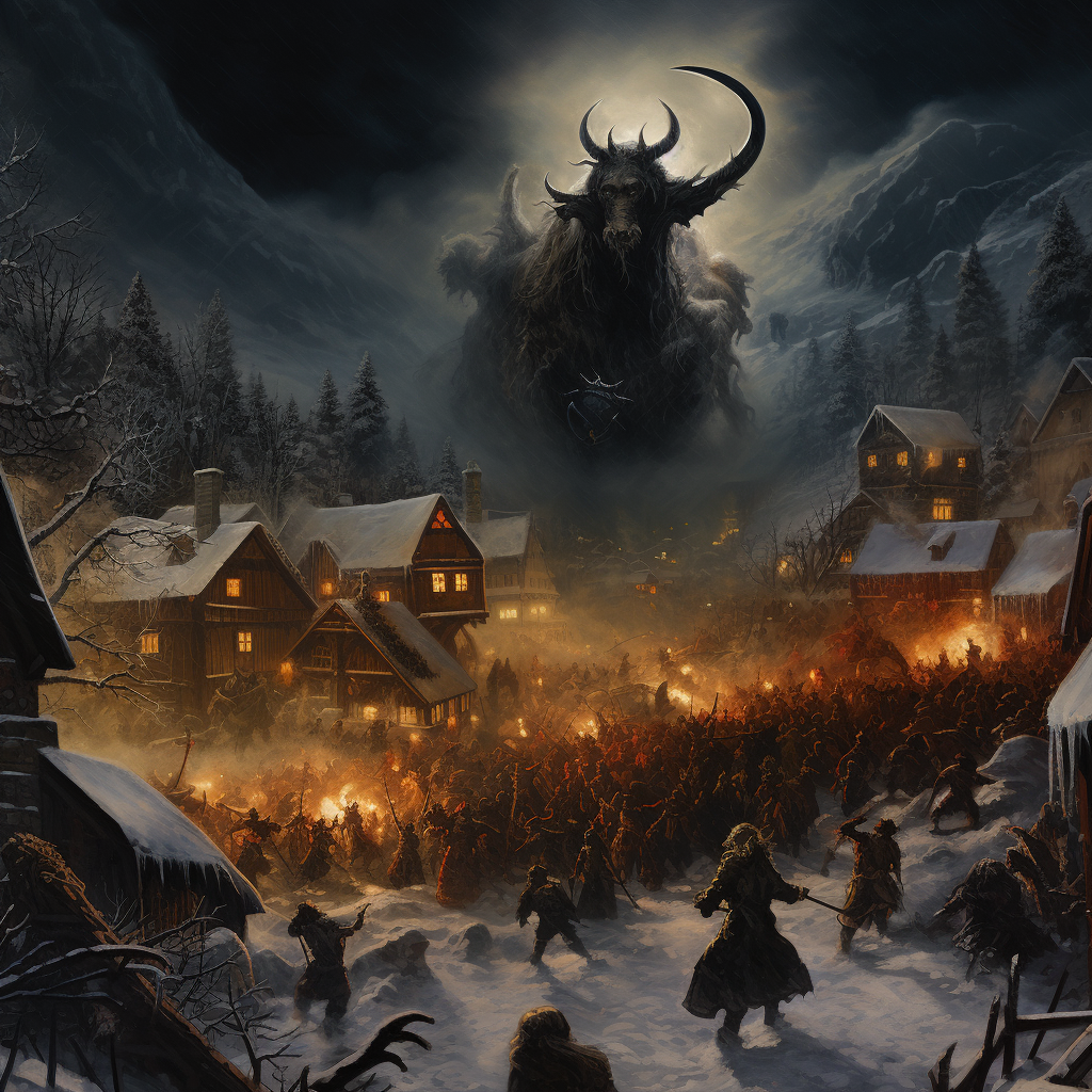 Krampus Sacred Beast in Mountain Village