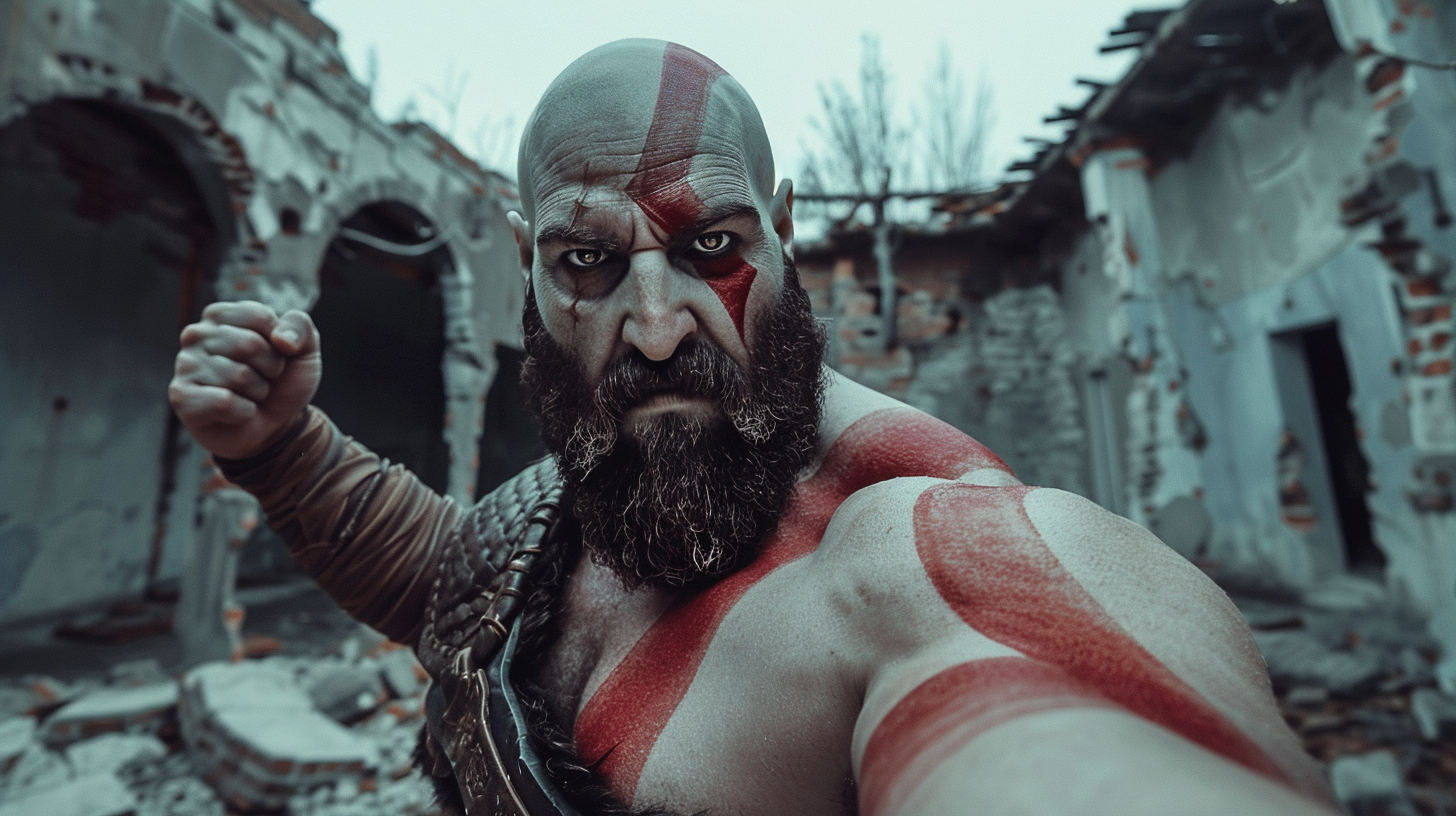 Real Human Kratos Instagram Shot