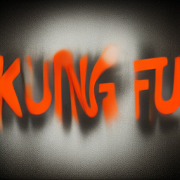 KUNG FU Dancing Club in Minimal Art Style