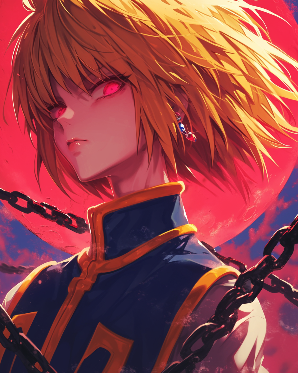 Anime Kurapika with Chains