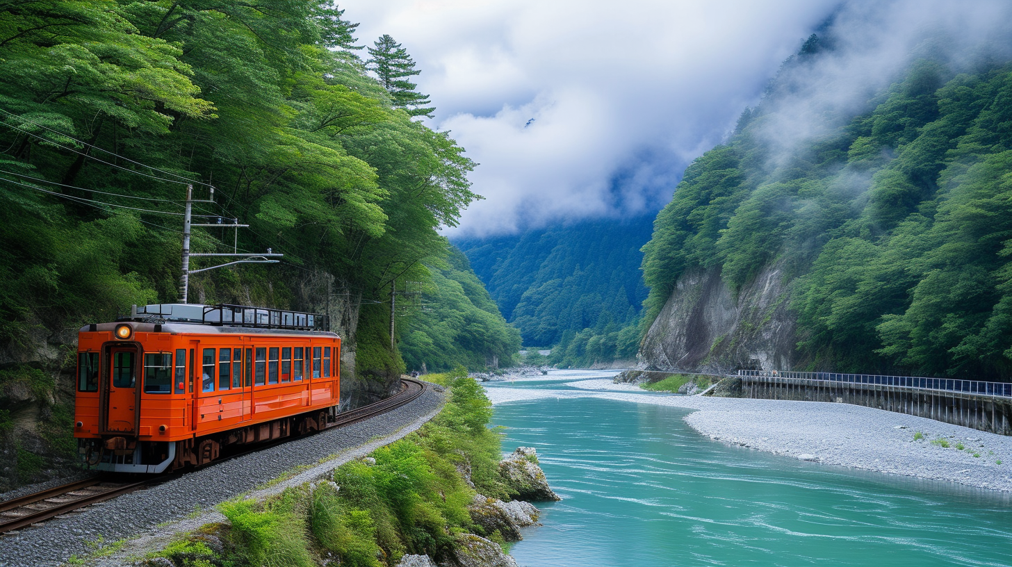 Kurobe Gorge Trolley Trip Spectacular Views