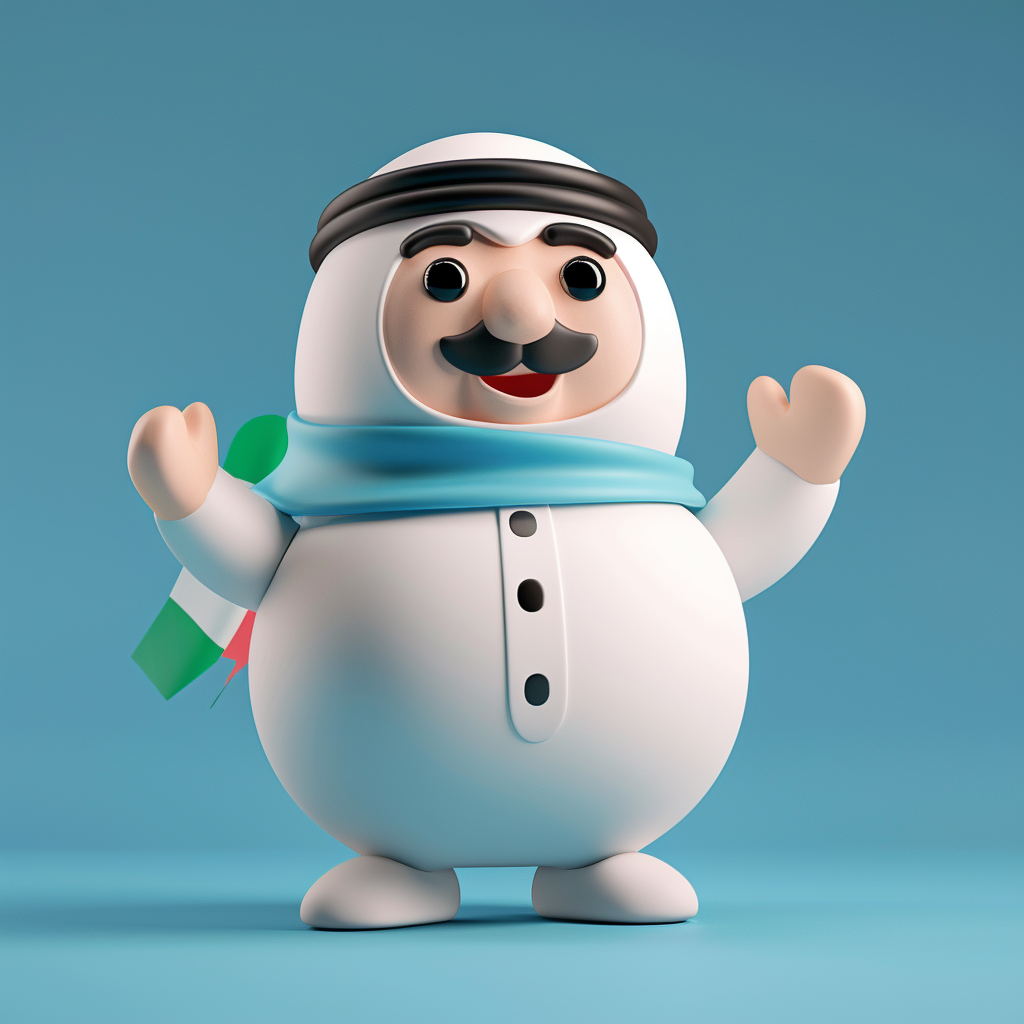 Kuwaiti Exchange Mascot Character Design