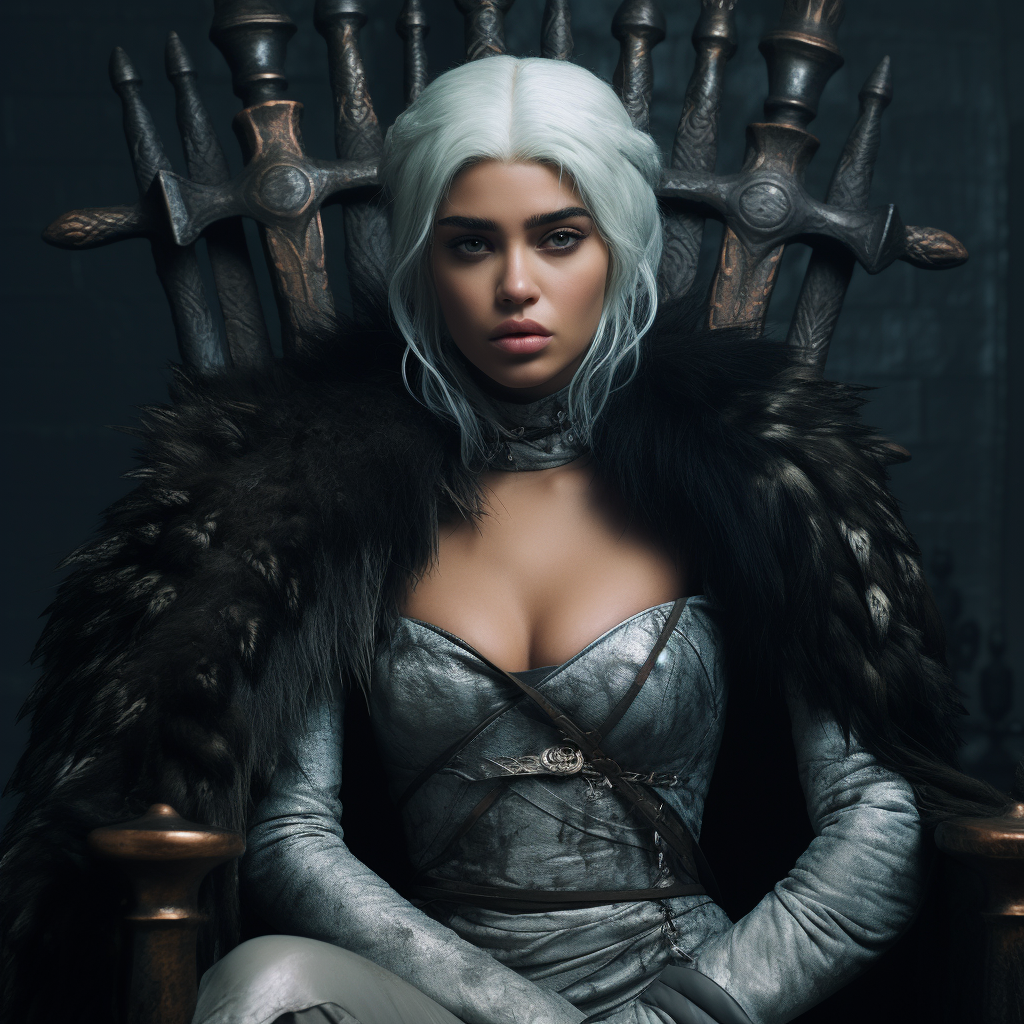 Kylie Jenner ruling the Game of Thrones