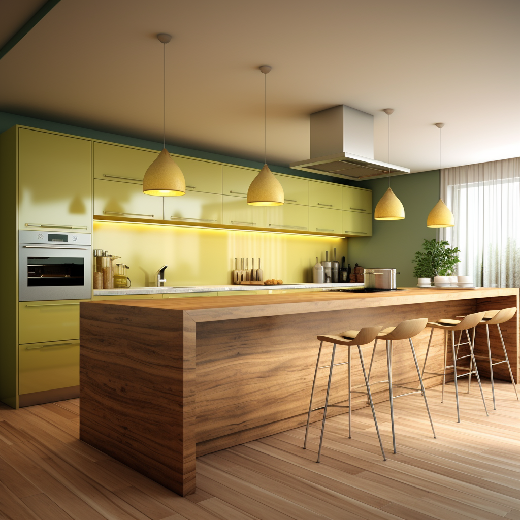 L Shape Kitchen Interior Design