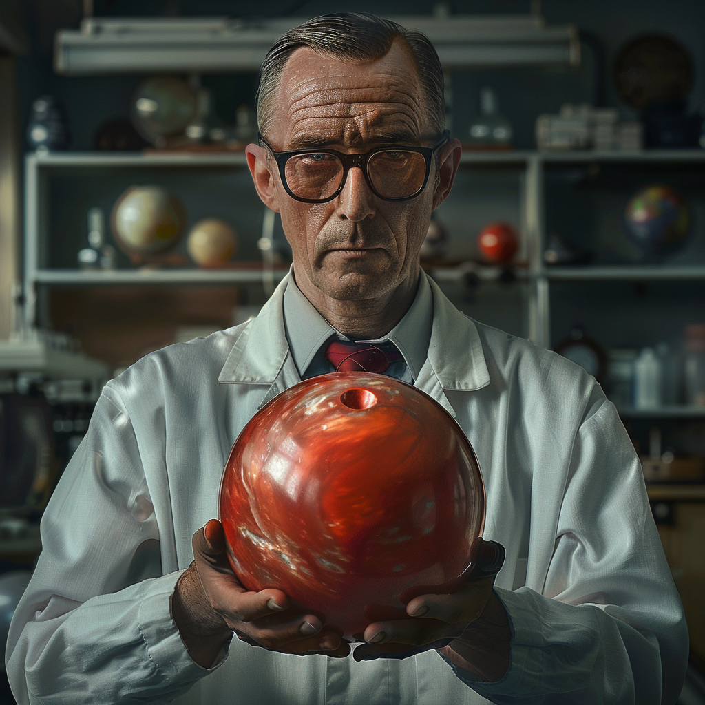 Lab Technician Bowling Ball