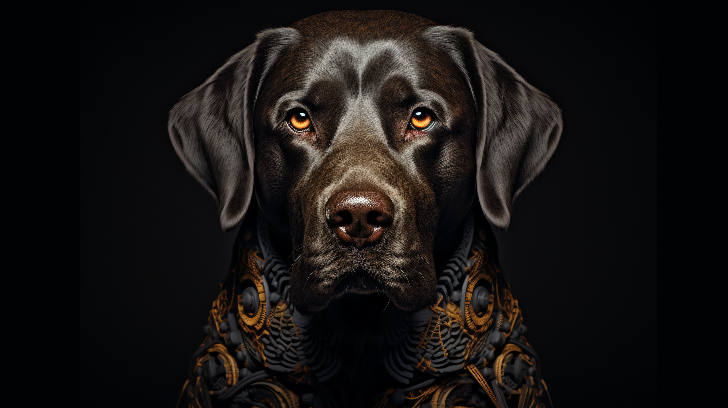 Labrador Retriever with detailed facial features