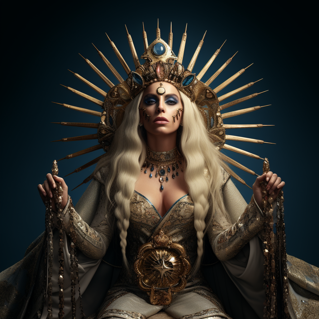 Lady Gaga high priestess goddess photo