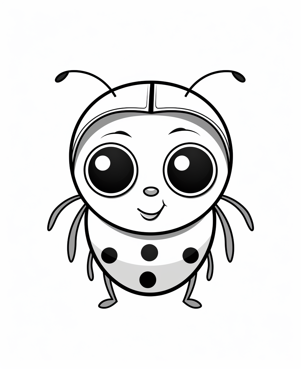 Ladybug Insect Coloring Page