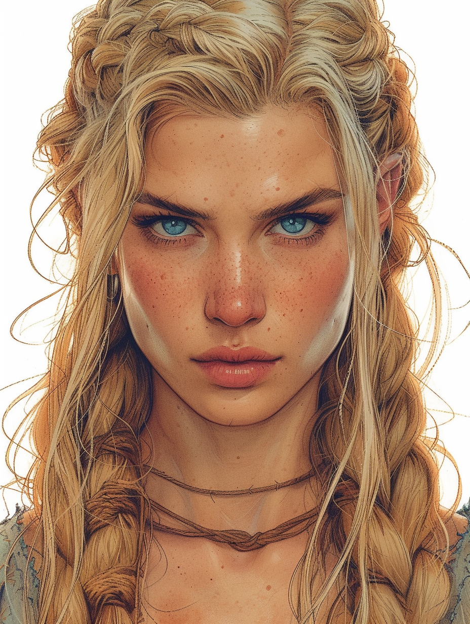 Rude and Furious Lagertha with Epic Defiant Look