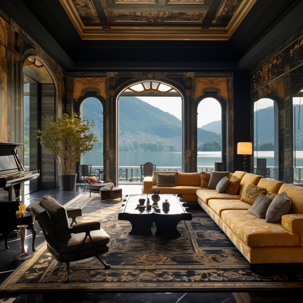 Luxurious Versace Living Room