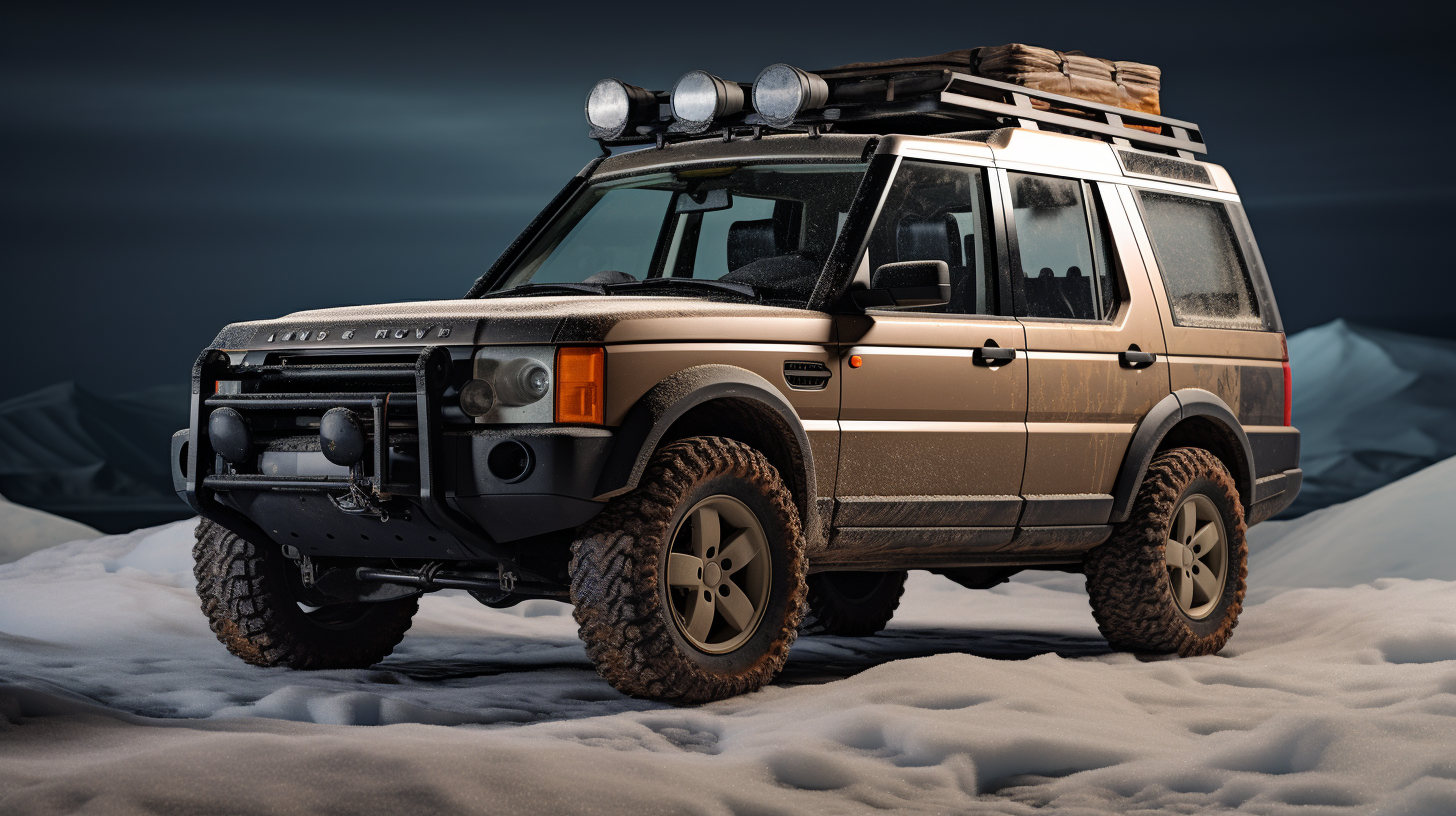 Land Rover Discovery with Mink Fur Covering