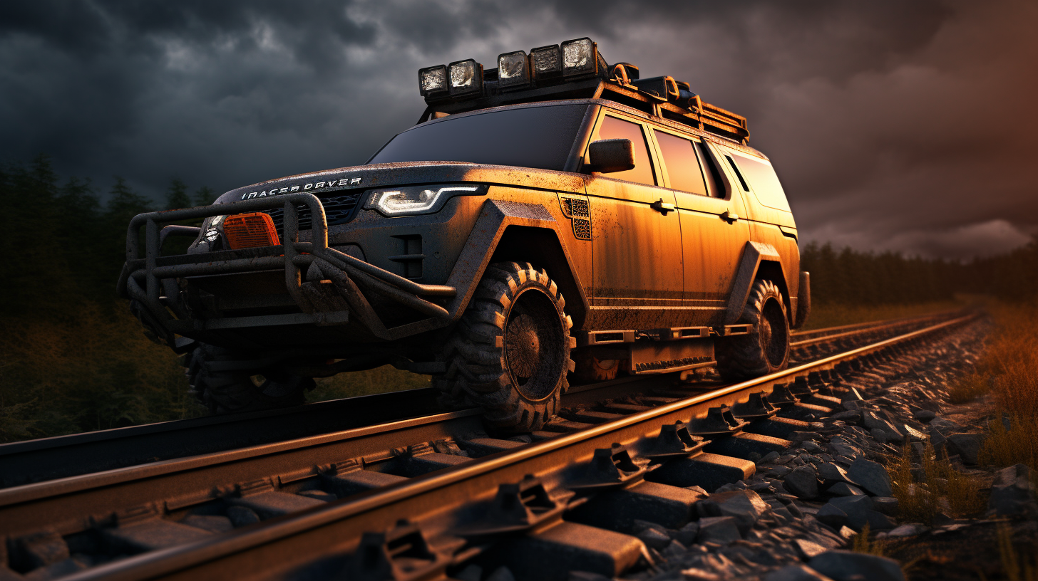 Hyperrealistic Land Rover Discovery 2 in 8k