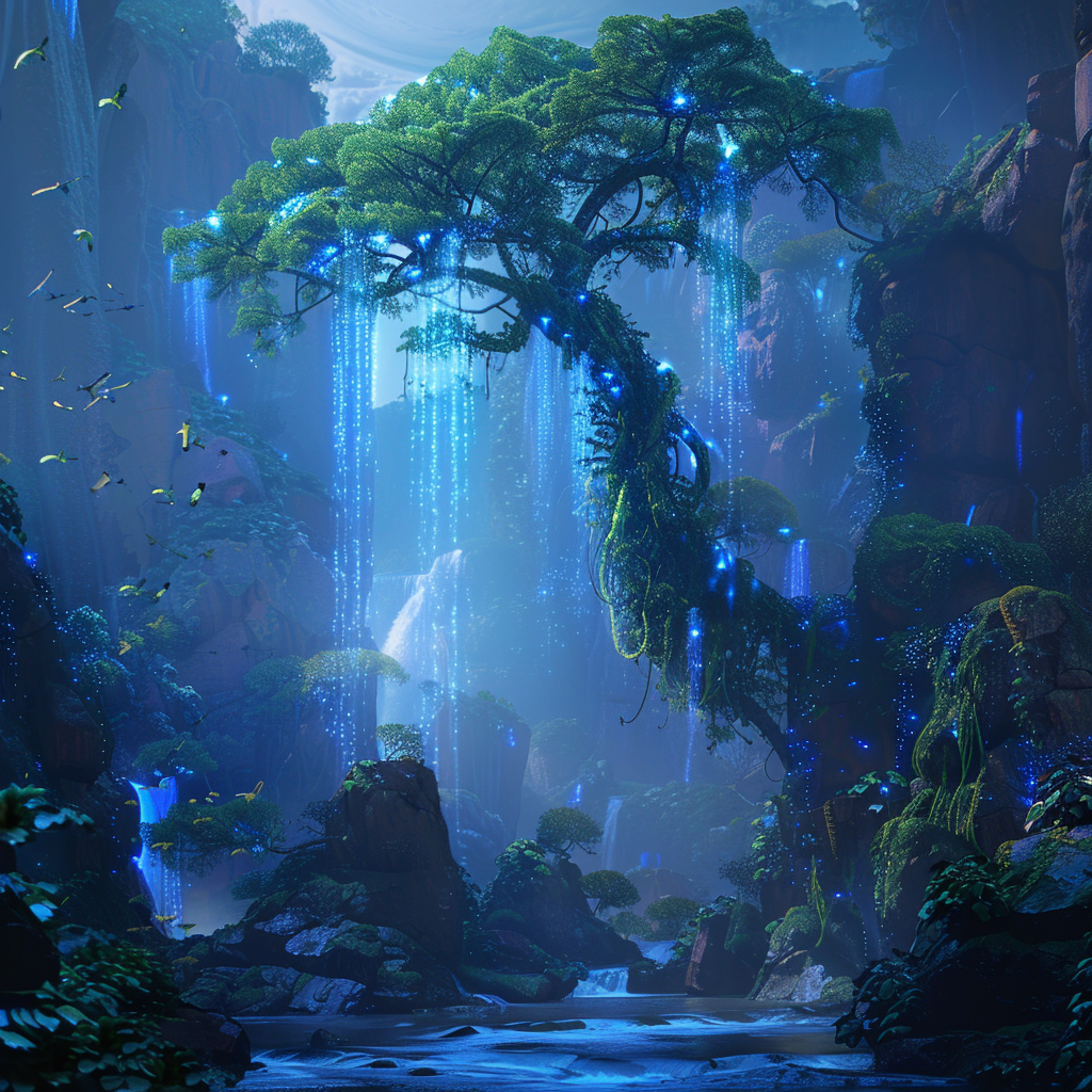 Avatar in Jungle with River