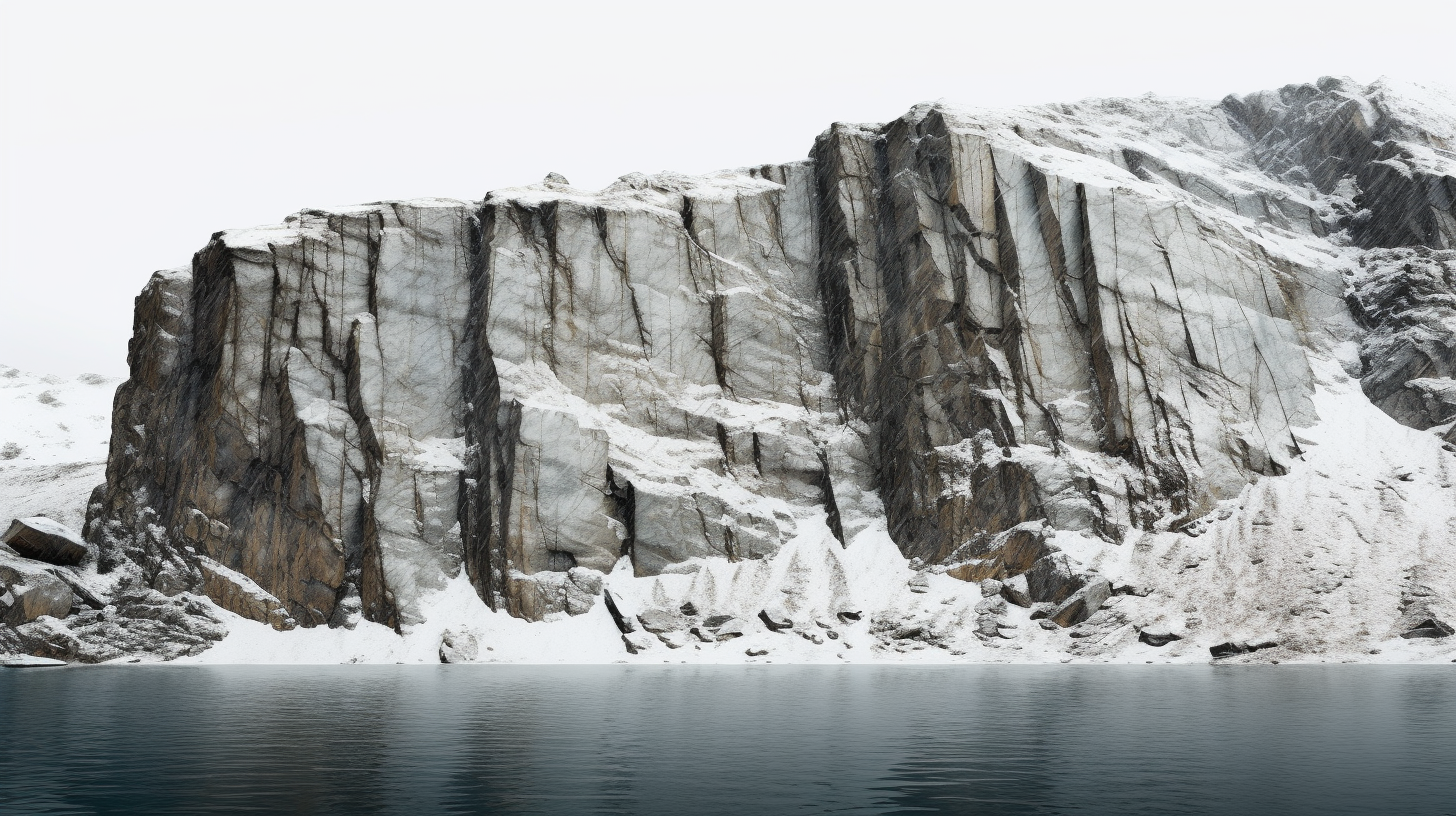 Landscape cliffs with beautiful rock layers