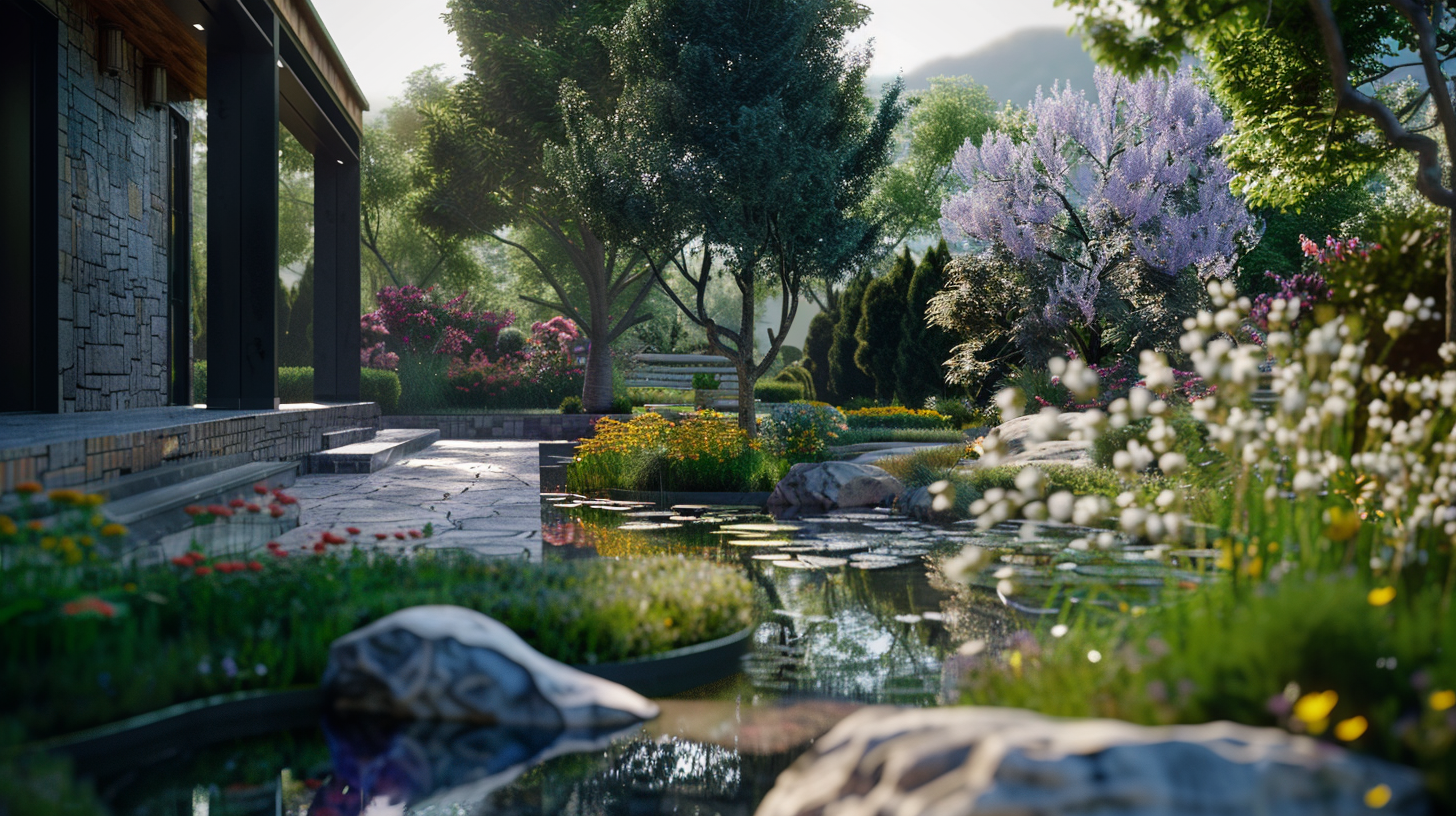 Cinematic Landscape Design Company 4K