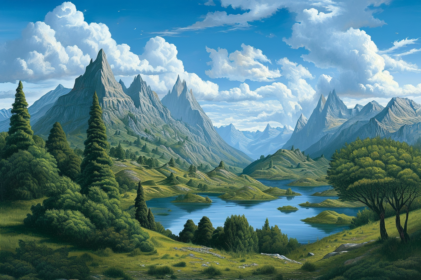 Stunning mountain landscape by Rob Gonsalves