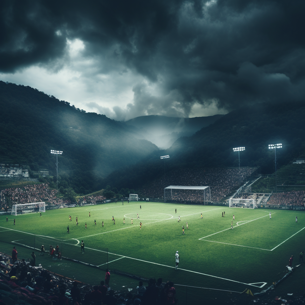 Soccer Game Landscape Photo